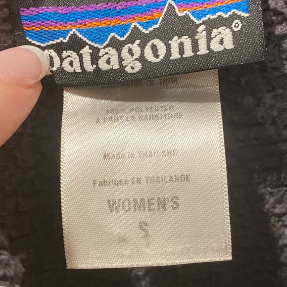 Patagonia Better Sweater Jacket Dark Gray Black Trim S All Season Hiking - Picture 4 of 6
